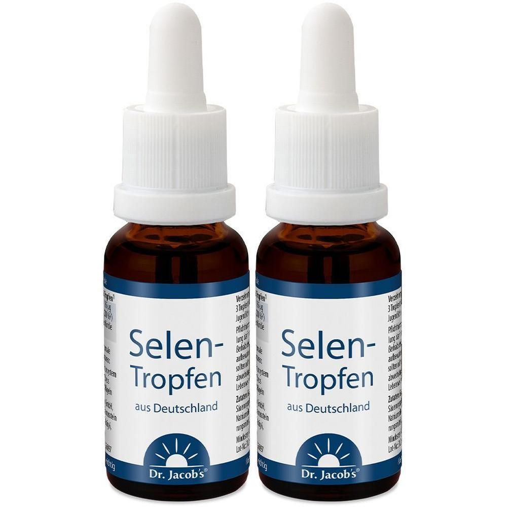 Selen Tropfen Dr.Jacobs 2x 2x20 ml zum Einnehmen