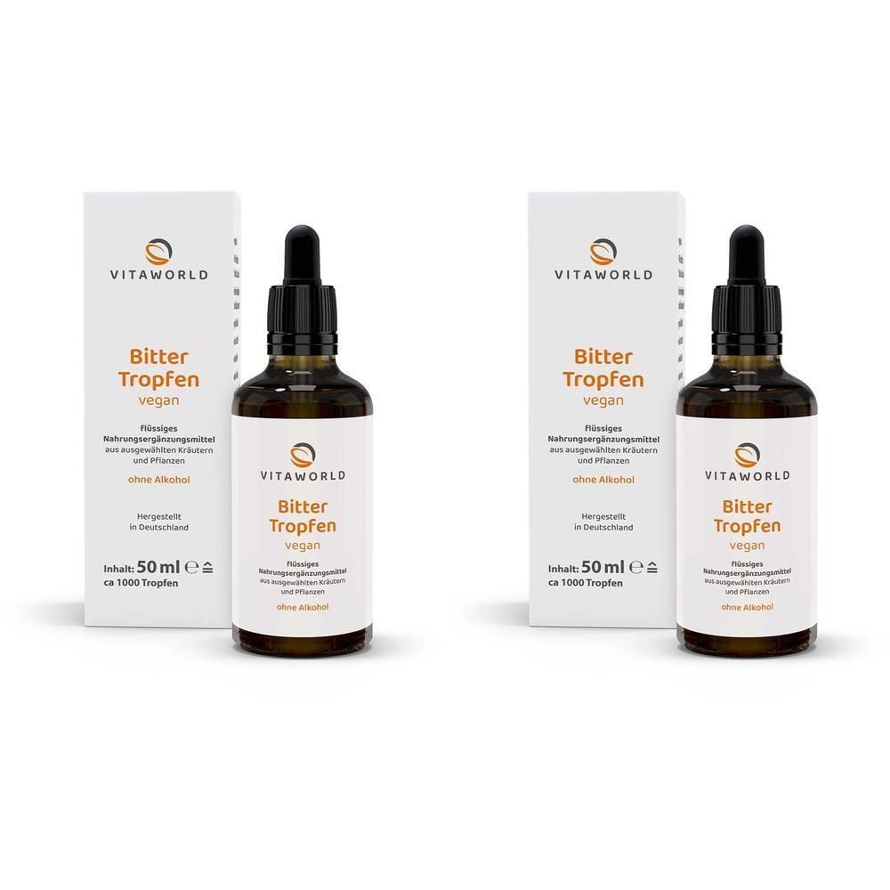 Bitter-Tropfen 2x 2x50 ml Tropfen zum Einnehmen