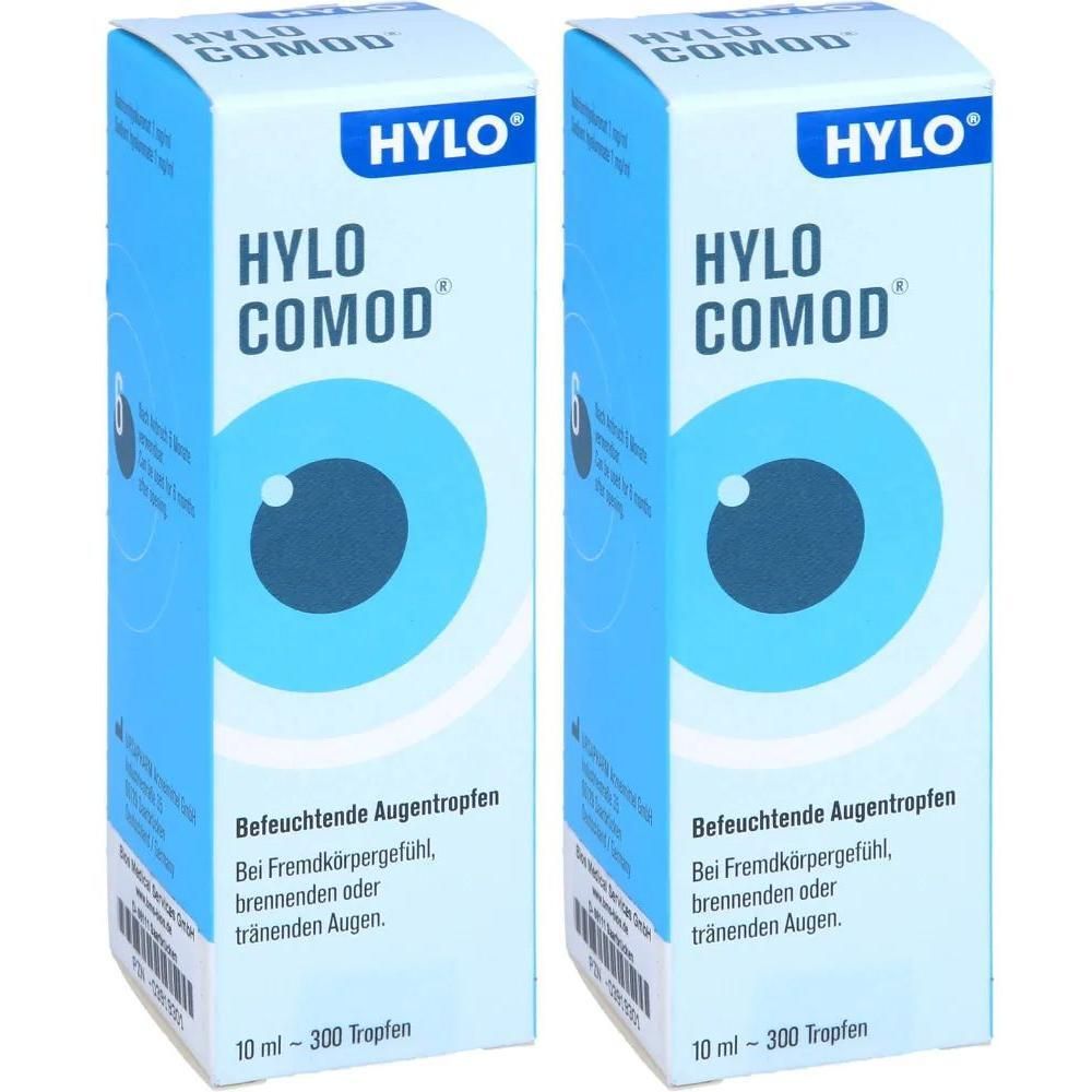 Hylo-Comod Augentropfen 2x 2x10 ml