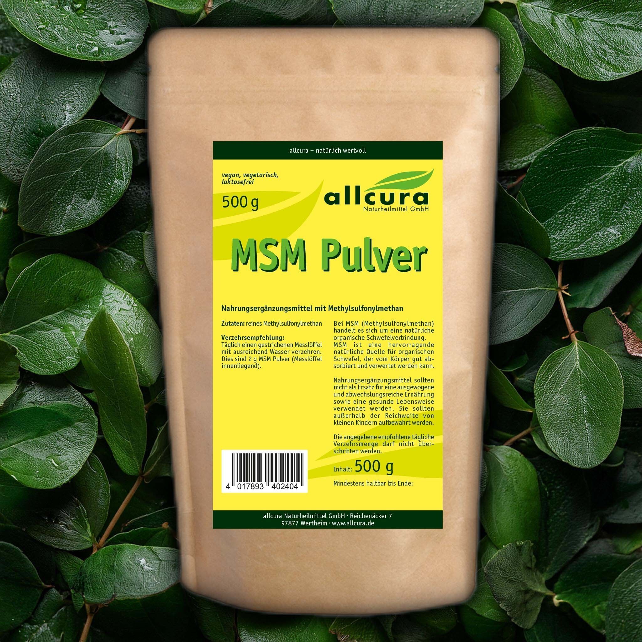 allcura MSM Pulver Angebot