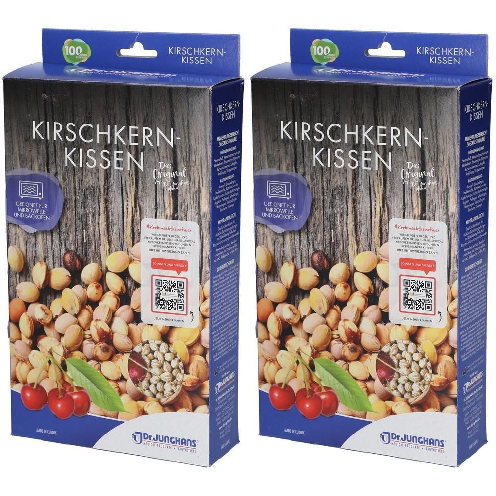 Kirschkernkissen 20x30 cm für Mikrowelle 2x 2x1 St