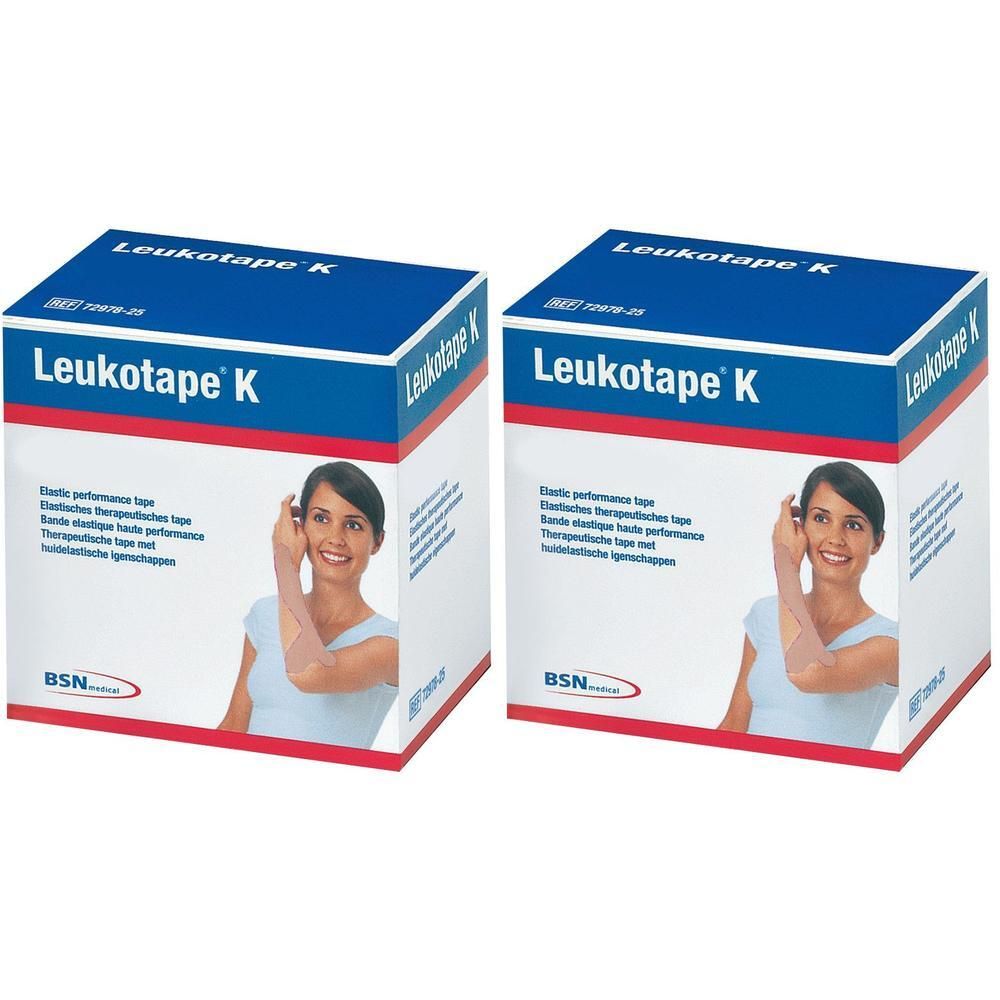 Leukotape K 2,5 cm hautfarben 2x 2x1 St Verband