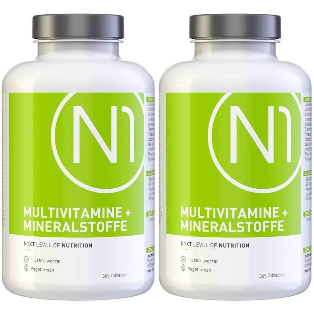 N1 Multivitamine+Mineralstoffe Tabletten 2x 2x365 St