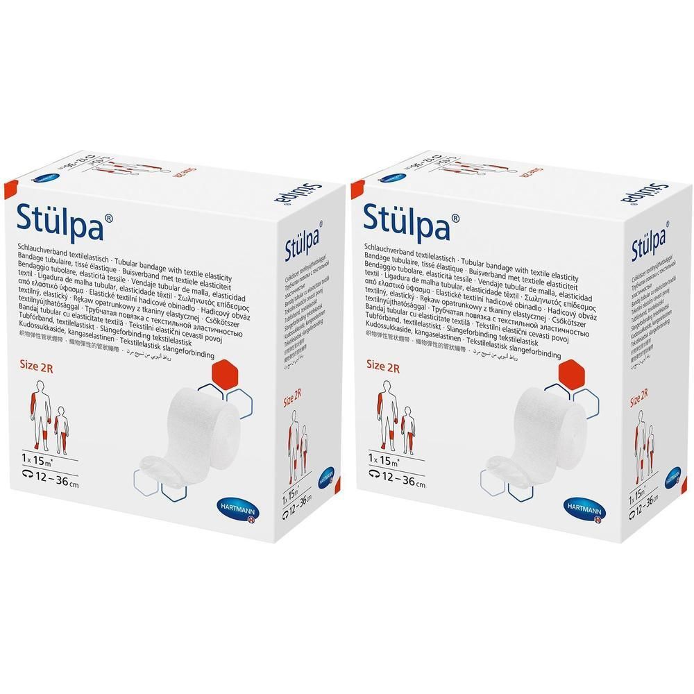 Stülpa Rolle 2R 6 cmx15 m Arm/Kdr.Fuß/Kdr.Bein 2x 2x1 St Verband