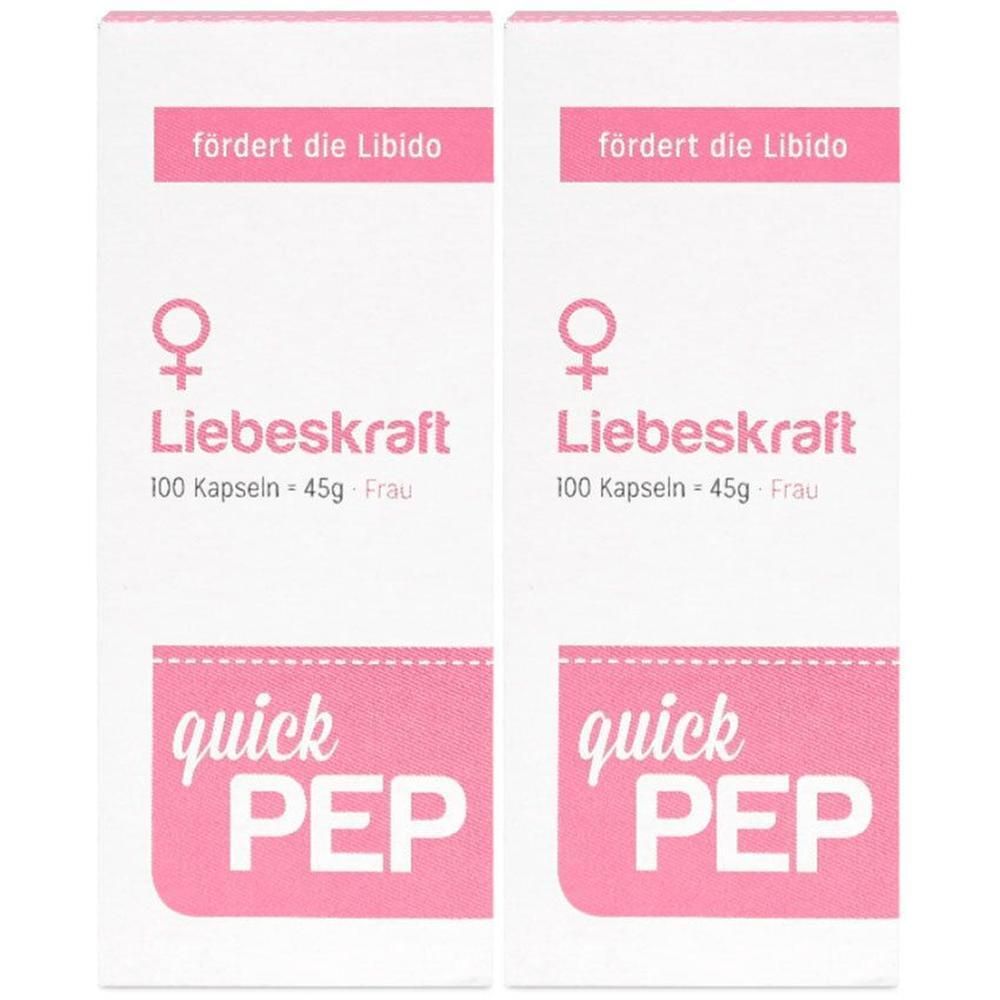 Quickpep Liebeskraft Frau Kapseln 2x 2x100 St