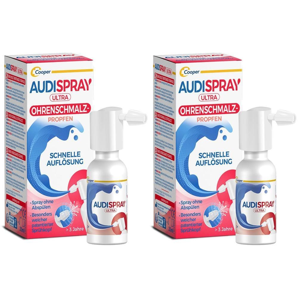 Audispray ultra Ohrenspray 2x 2x20 ml Spray