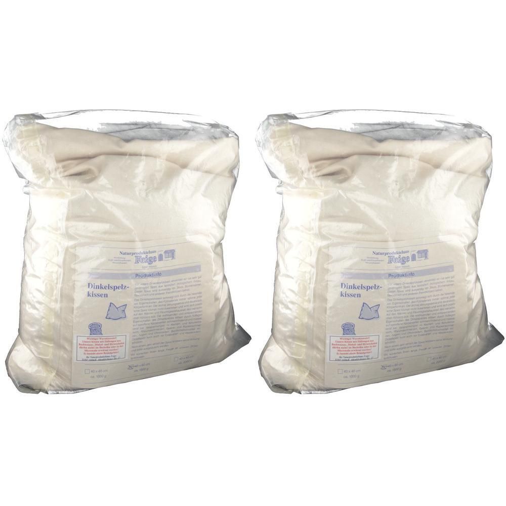 Dinkelspelz Kissen 40x60 cm 2x 2x1 St