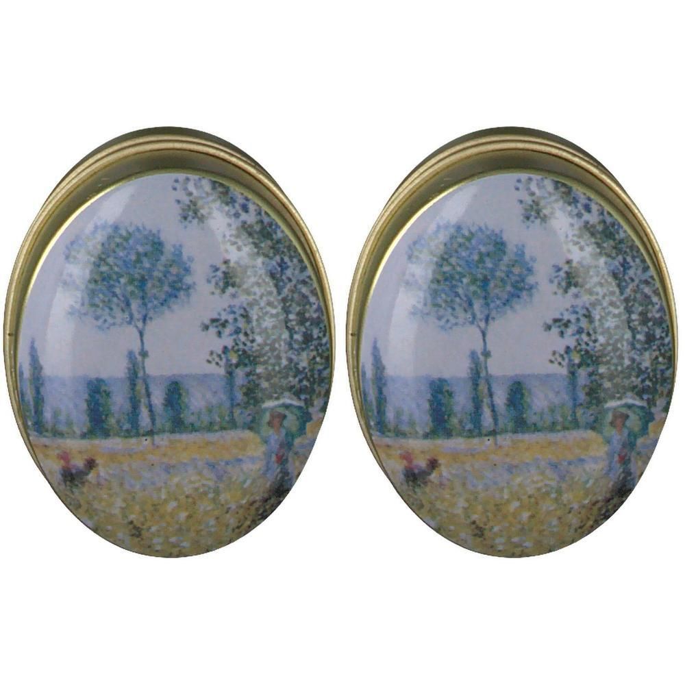 Pillendose oval Klassik Motiv 2x 2x1 St