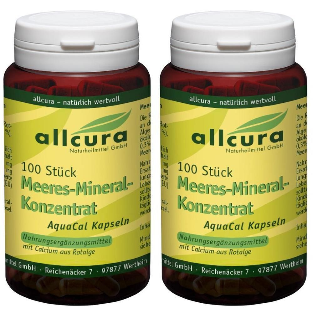 Meeresalgen Konzentrat Rotalgen m.nat.Calcium Kps. 2x 2x100 St Kapseln