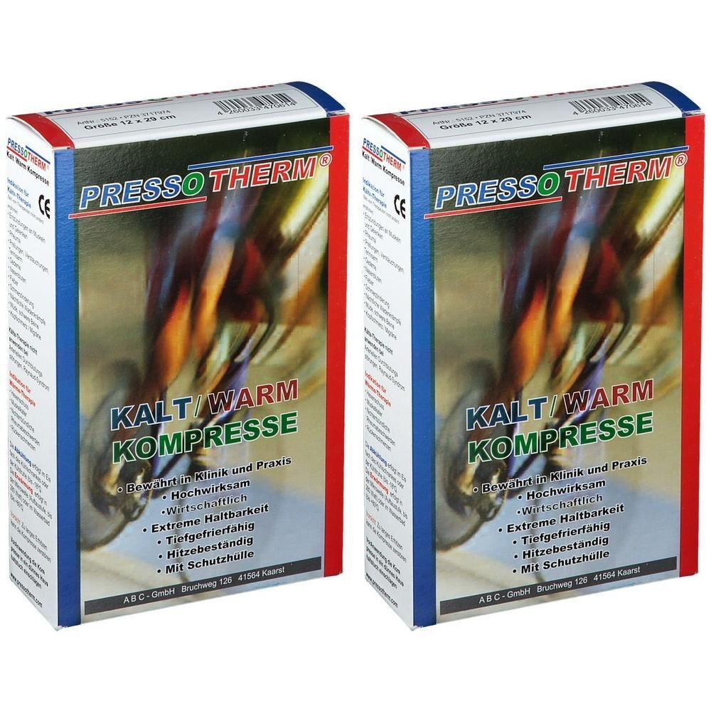Pressotherm Kalt-Warm-Kompr.12x29 cm 2x 2x1 St Kompressen