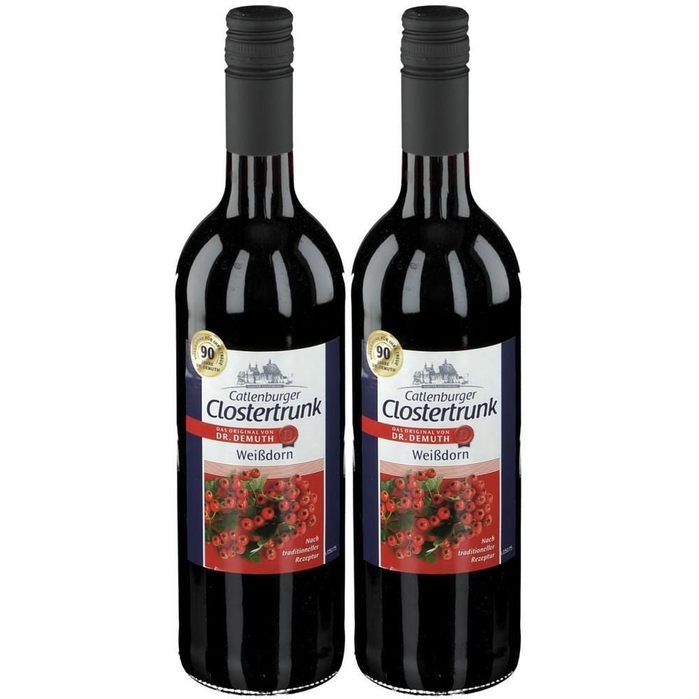 Catlenburger Clostertrunk Weißdorn 2x 2x750 ml Flüssigkeit