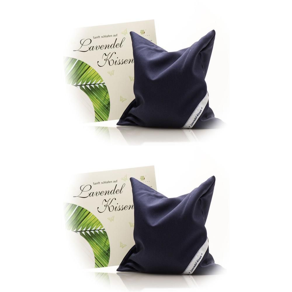 Lavendel Kissen 25x25 cm 2x 2x1 St