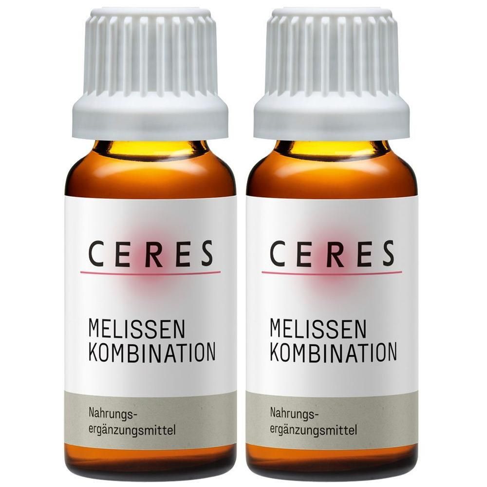 Ceres Melissen Melissa Kombination Tropfen 2x 2x20 ml
