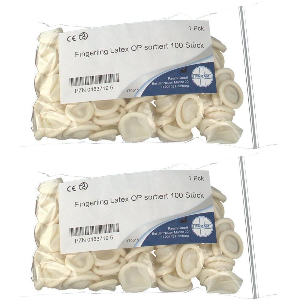 Fingerling Latex OP sortiert 2x 2x100 St