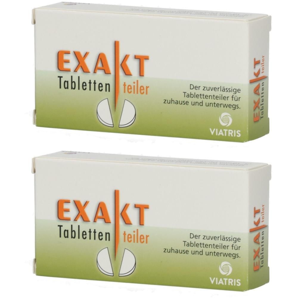 Exakt Tablettenteiler 2x 2x1 St