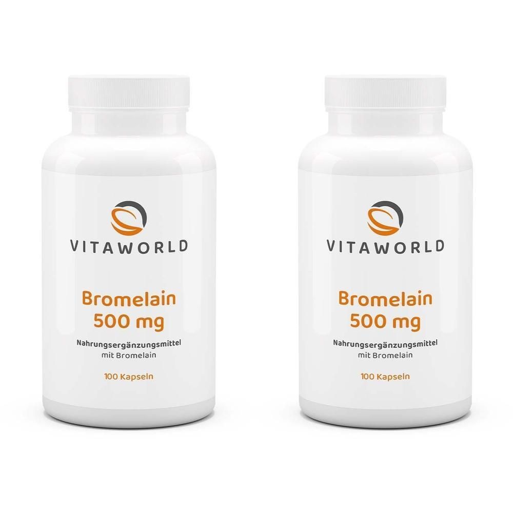 Bromelain 500 mg Kapseln 2x 2x100 St