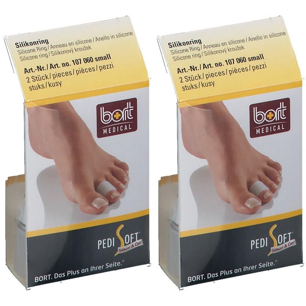 Bort PediSoft Silikonring small 2x 2x2 St