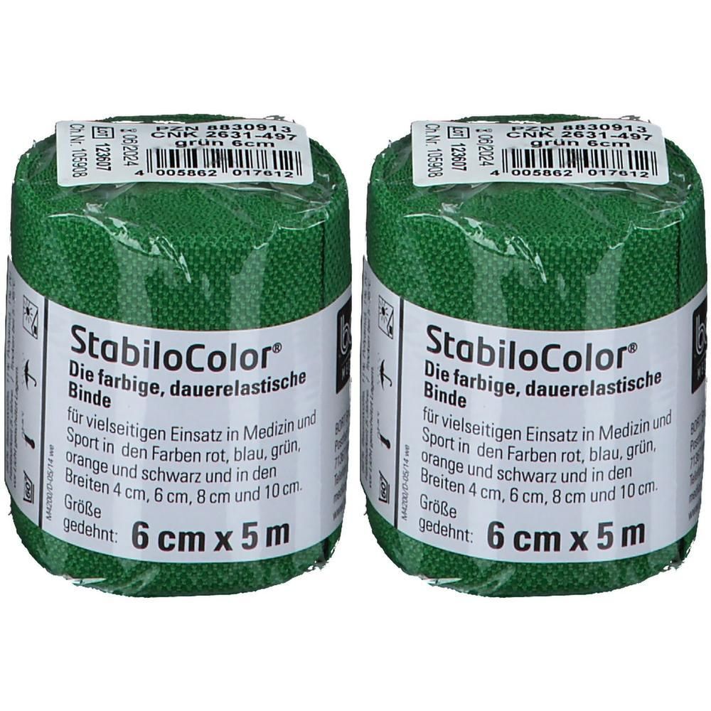 Bort StabiloColor Binde 6 cm grün 2x 2x1 St Binden