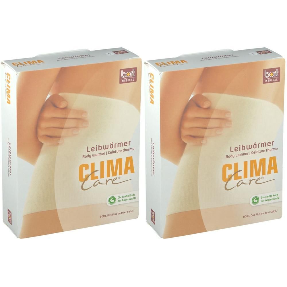 Bort ClimaCare Leibwärmer S bis 98 cm weiß 2x 2x1 St Bandage(s)