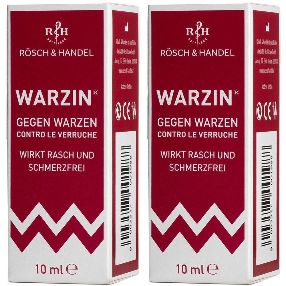 Warzin Tinktur Rösch und Handel 2x 2x10 ml