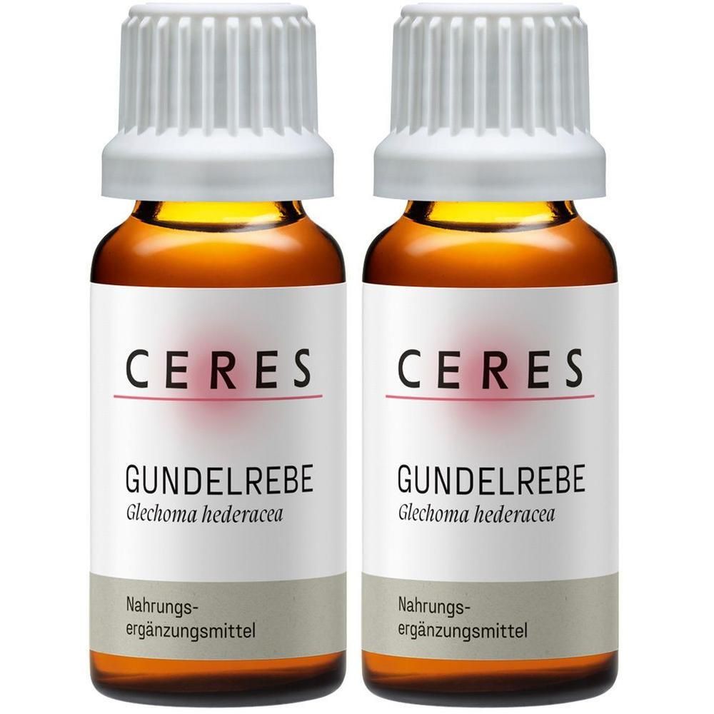 Ceres Gundelrebe Glechoma hederacea Extrakt Tropf. 2x 2x20 ml Tropfen
