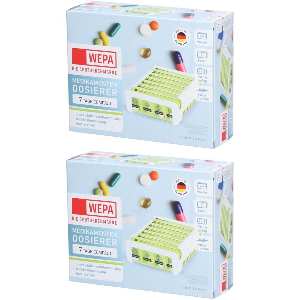 Wepa 7 Tage Compact Wochenmagazin weiß/grün 2x 2x1 St