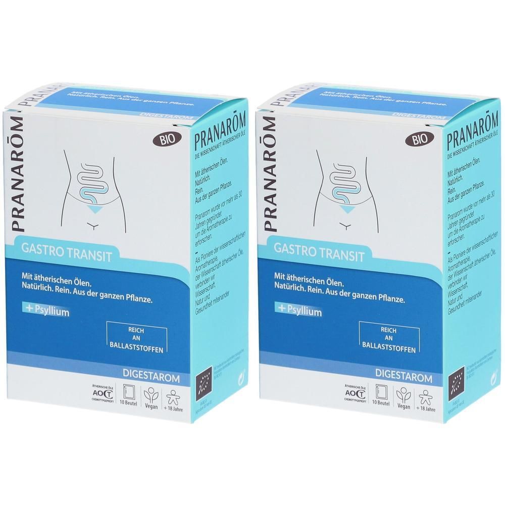 Gastro Transit Psyllium Bio 2x 2x10 St Pulver