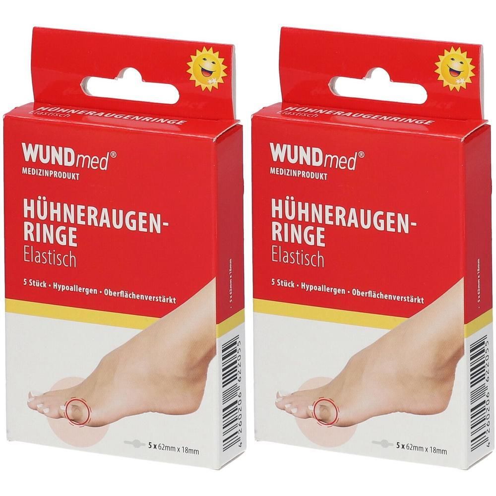 Hühneraugen-Ringe Latex extra weich 2x 2x5 St Pflaster