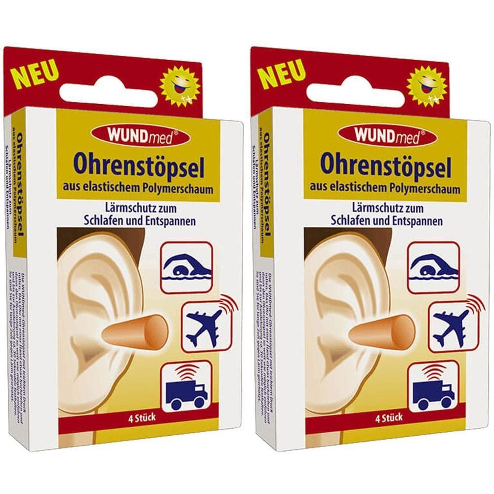 Ohrenstöpsel aus elast.Polymerschaum 2x 2x4 St
