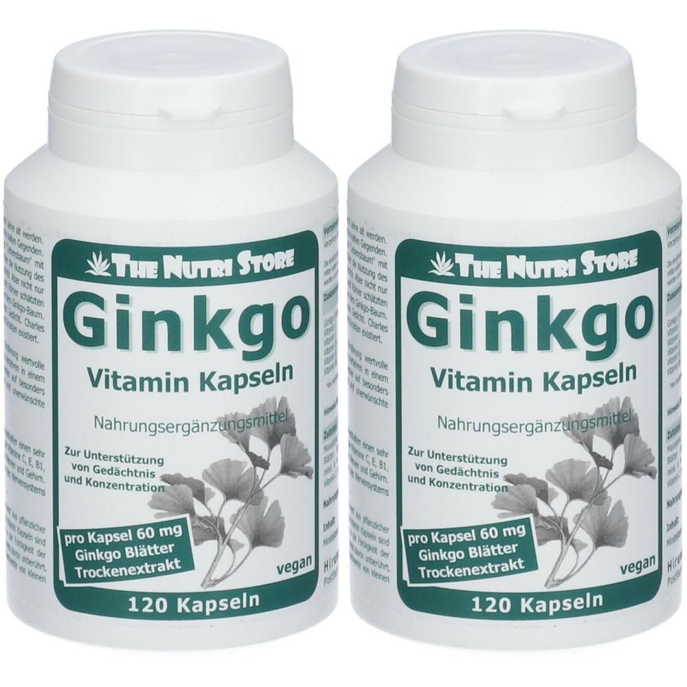 Ginkgo 60 mg Extrakt Kapseln 2x 2x120 St
