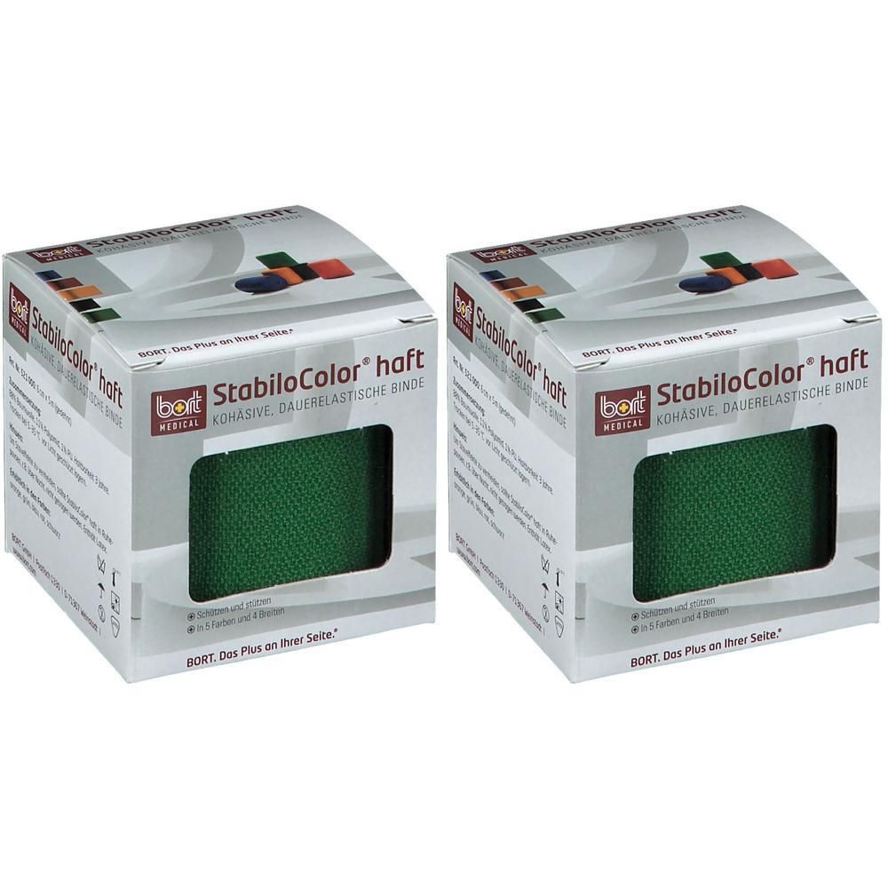 Bort StabiloColor haft Binde 6 cm grün 2x 2x1 St Binden