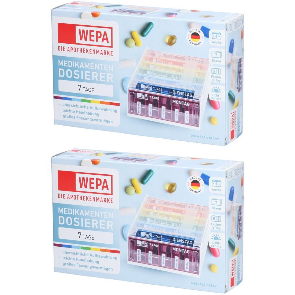 Wepa 7 Tage Wochenmagazin UV-Schutz+ Regenbogen 2x 2x1 St