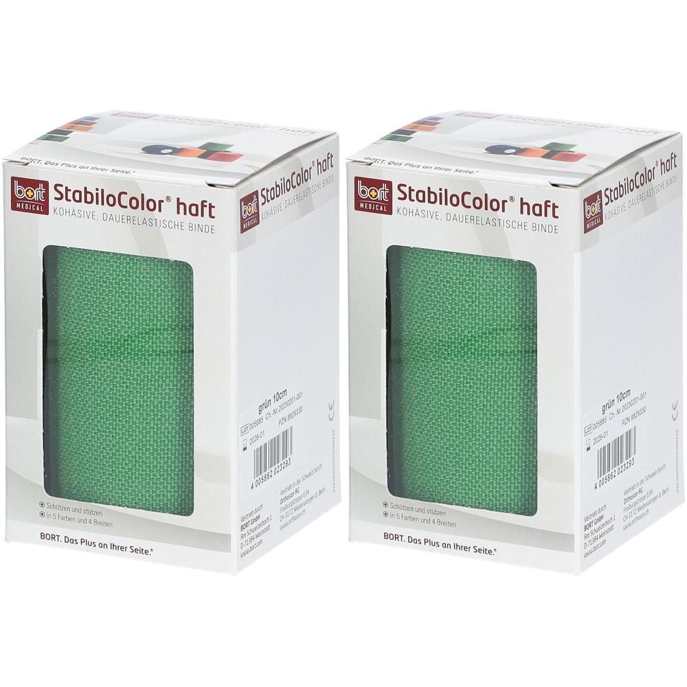 Bort StabiloColor haft Binde 10 cm grün 2x 2x1 St Binden
