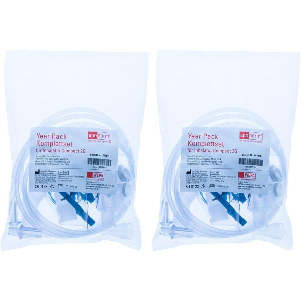 Aponorm Inhalator Compact 2 Year-Pack 2x 2x1 St Beutel