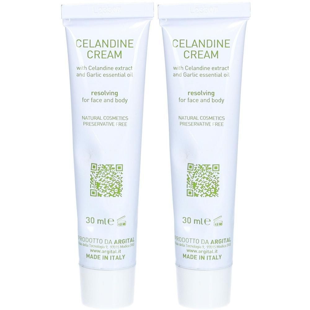 WARZENKRAUT-Schöllkraut Creme Argital 2x 2x30 ml