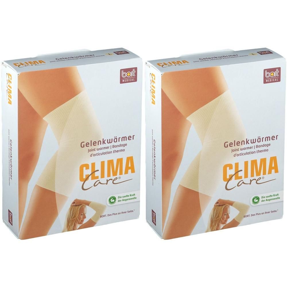 Bort ClimaCare Gelenkwärmer L haut 2x 2x2 St Bandage(s)