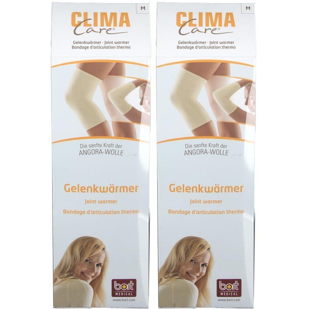 Bort ClimaCare Gelenkwärmer M weiß 2x 2x2 St Bandage(s)