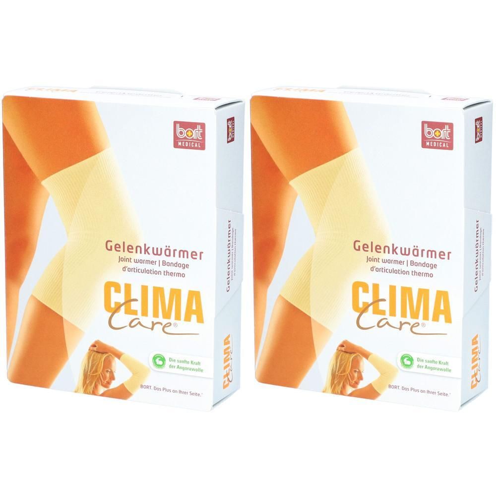 Bort ClimaCare Gelenkwärmer L weiß 2x 2x2 St Bandage(s)