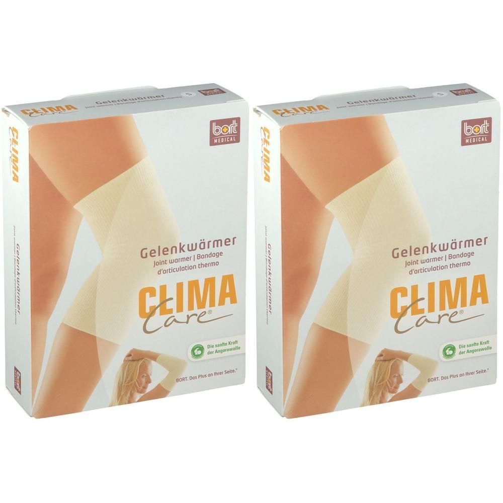 Bort ClimaCare Gelenkwärmer S weiß 2x 2x2 St Bandage(s)