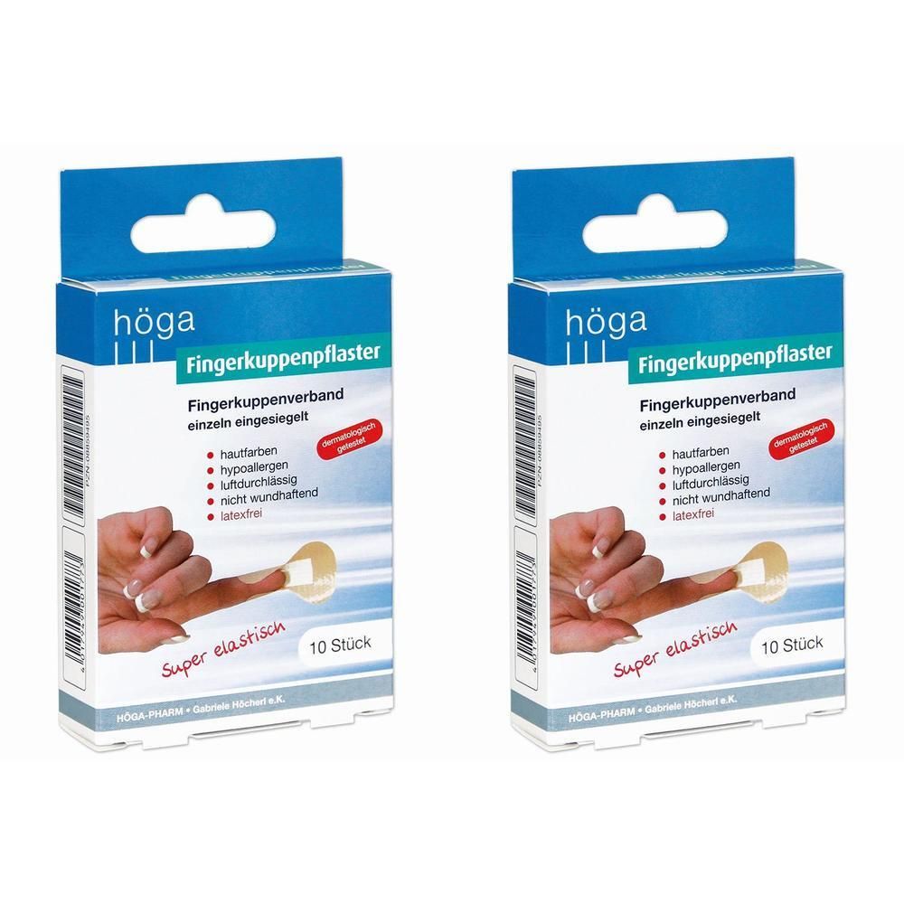 Höga-Fingerkuppen Pflaster 4x7 cm 2x 2x10 St