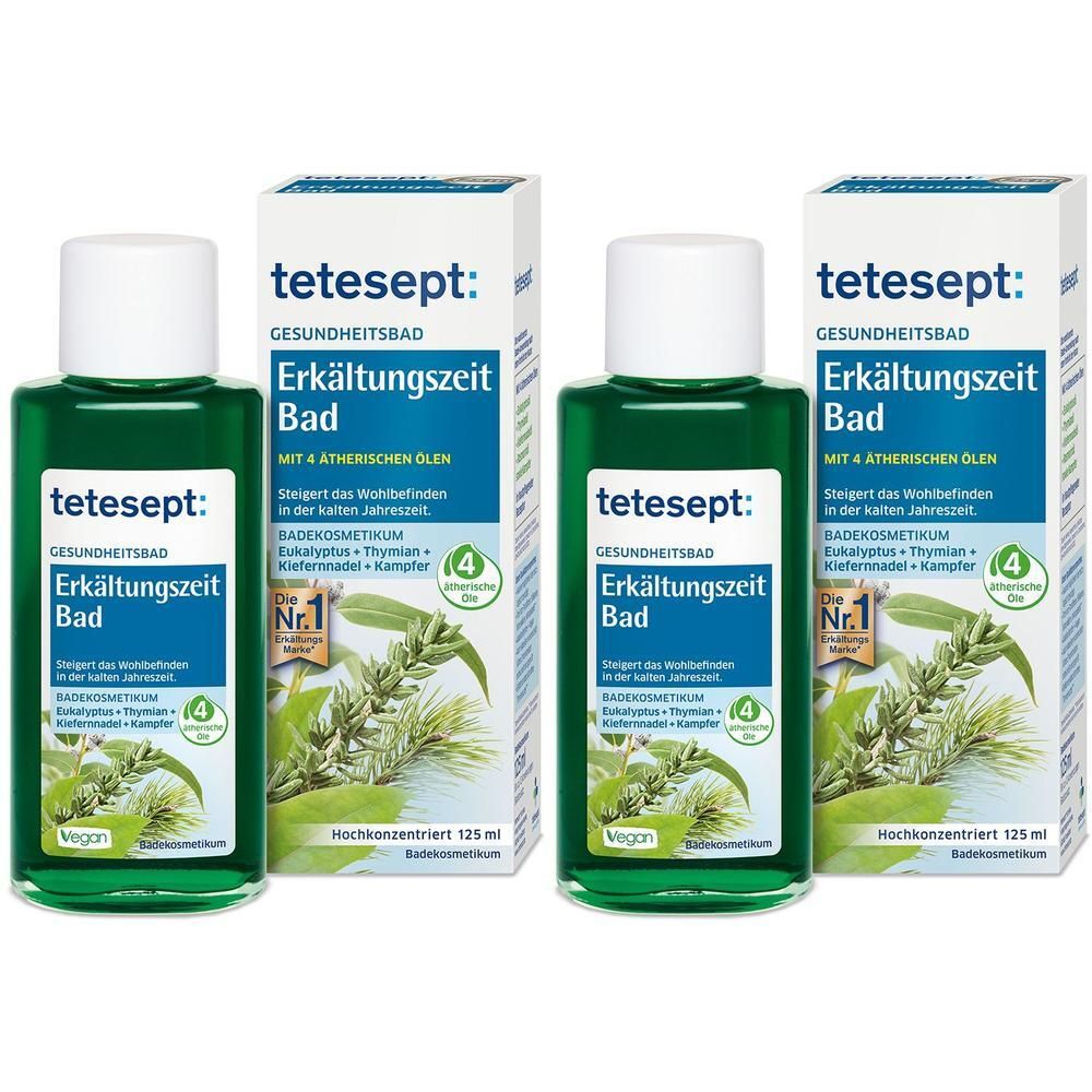 Tetesept Erkältungszeit Bad 2x 2x125 ml