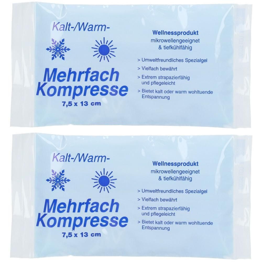 Kalt-Warm Kompresse 7,5x13 cm 2x 2x1 St Kompressen