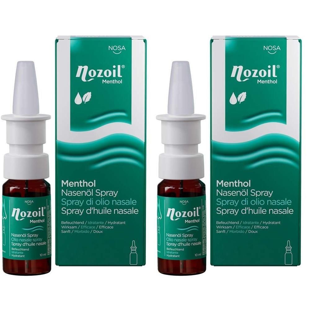 Nosa Nozoil menthol Nasenöl 2x 2x10 ml