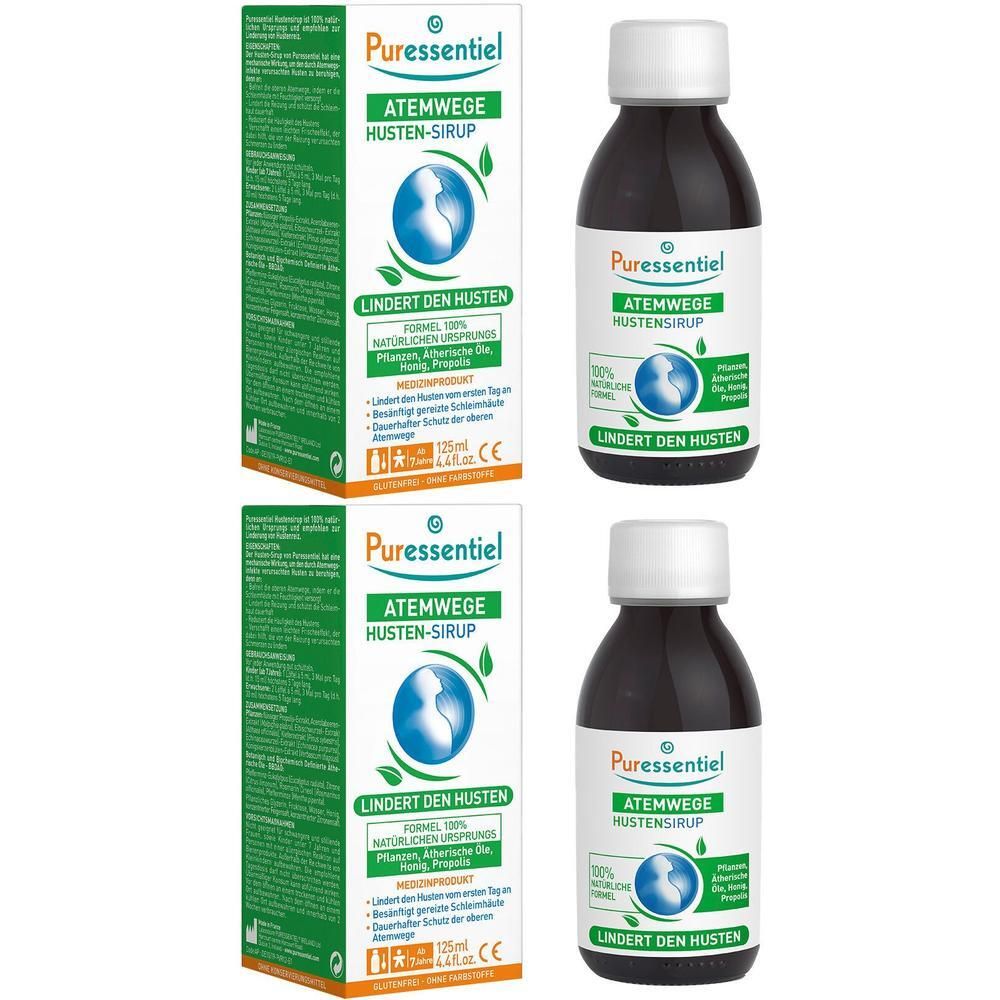 Puressentiel Atemwege Husten-Sirup 2x 2x125 ml Sirup