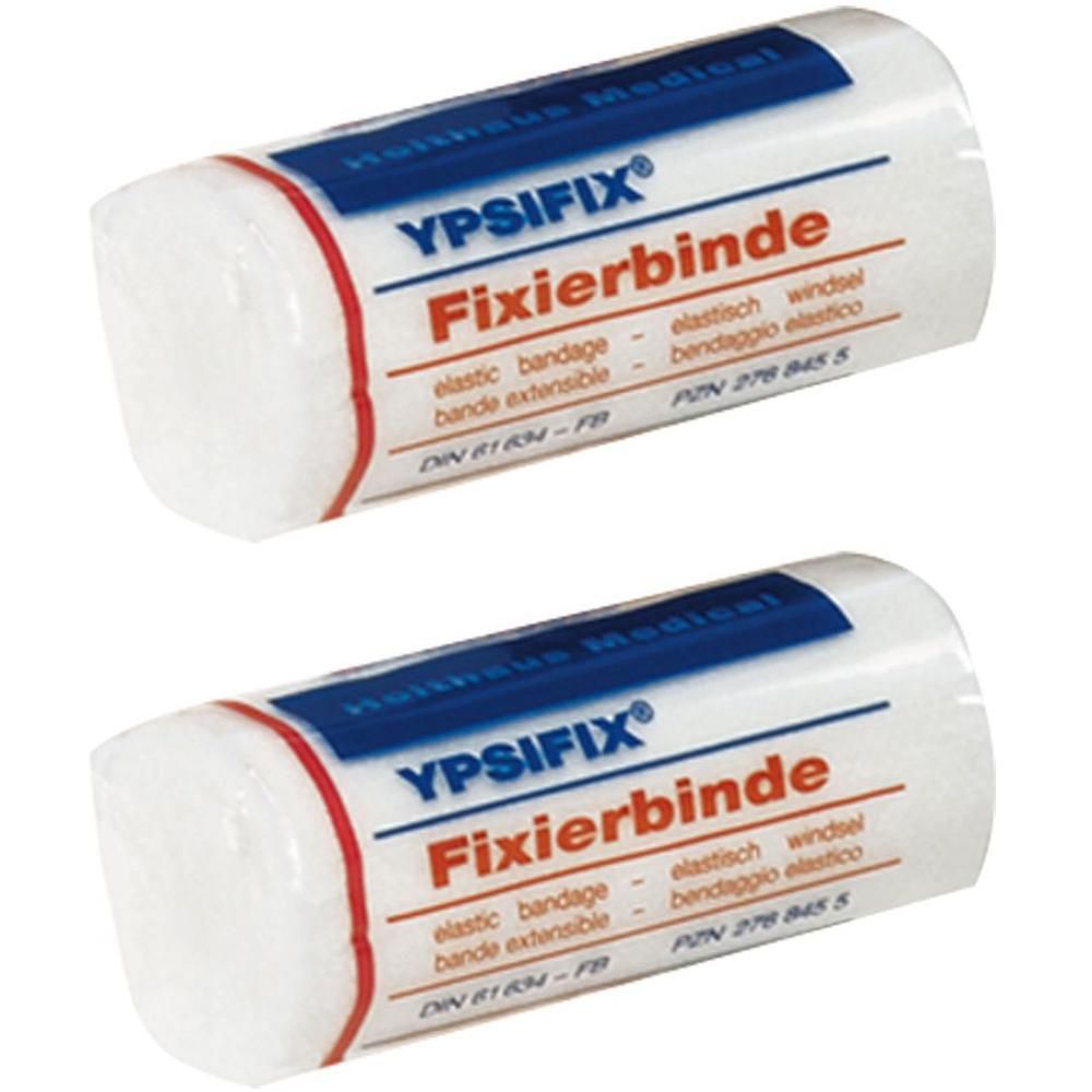 Fixierbinde Ypsifix elastisch 8 cmx4 m i.Zellglas 2x 2x1 St Binden