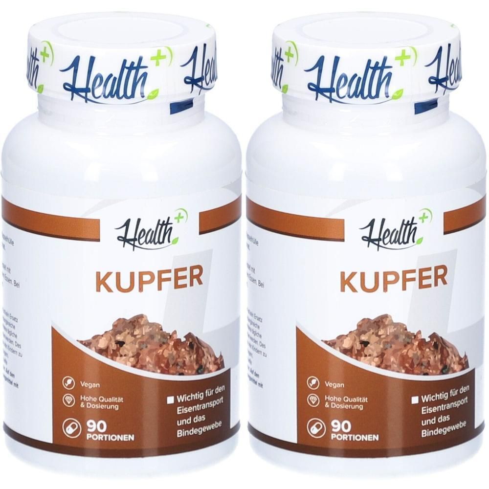 Health+ Copper (90 Caps) Unflavored 2x 2x90 St Kapseln