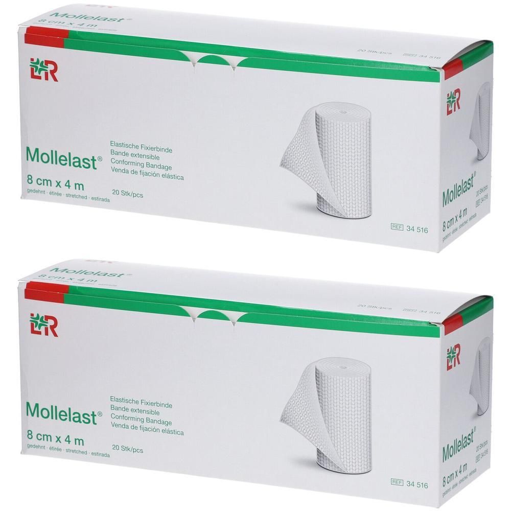 Mollelast Binden 8 cmx4 m einzeln verpackt 2x 2x20 St