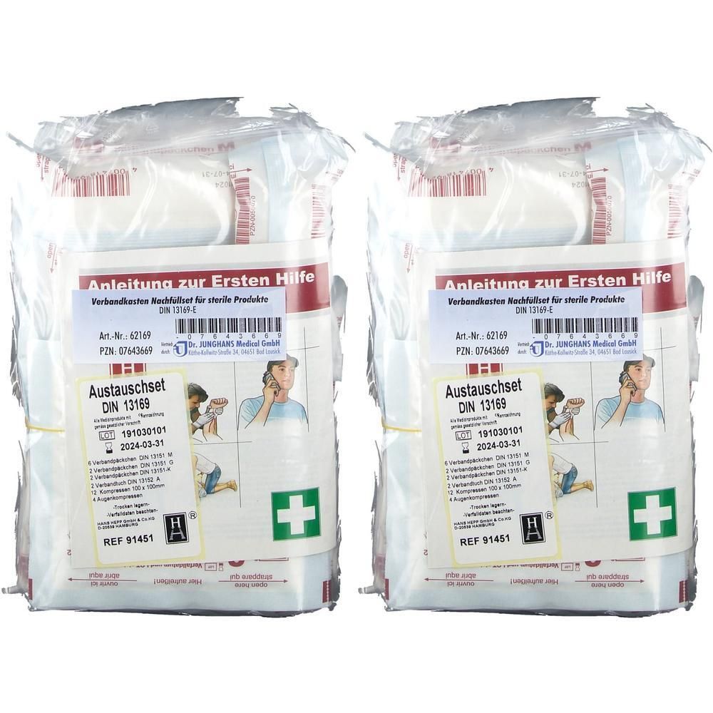 Verbandkasten Nachf.Set f.sterile Prod.13169-E 2x 2x1 St