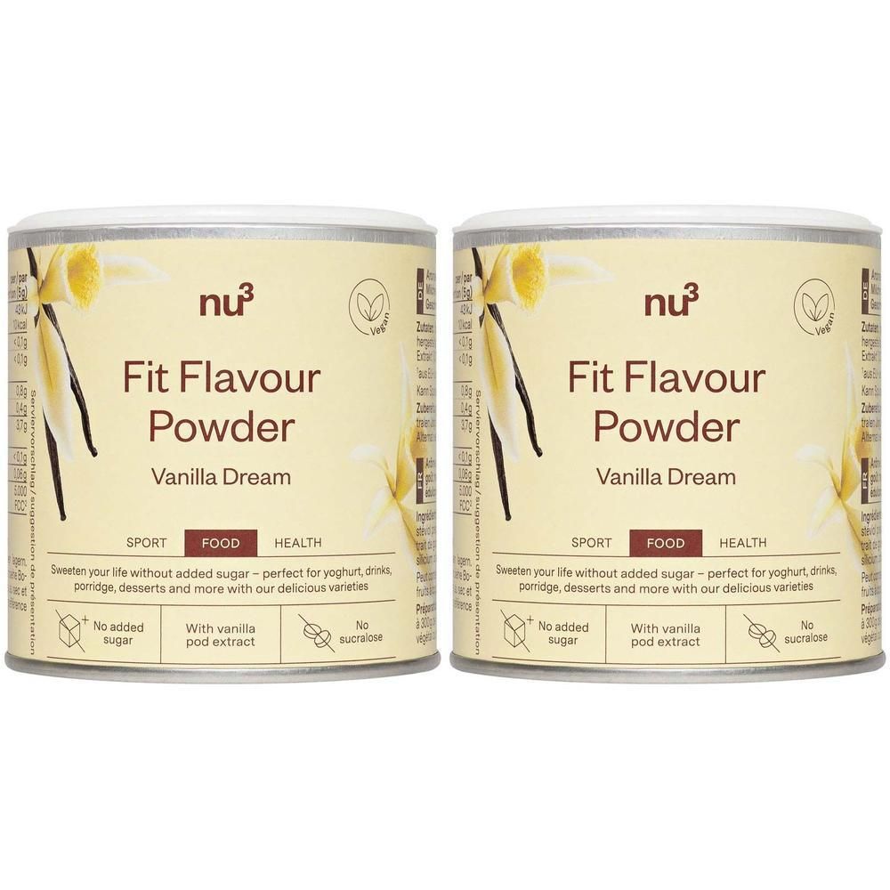 nu3 Fit Flavour Powder Vanilla Dream 2x 2x150 g