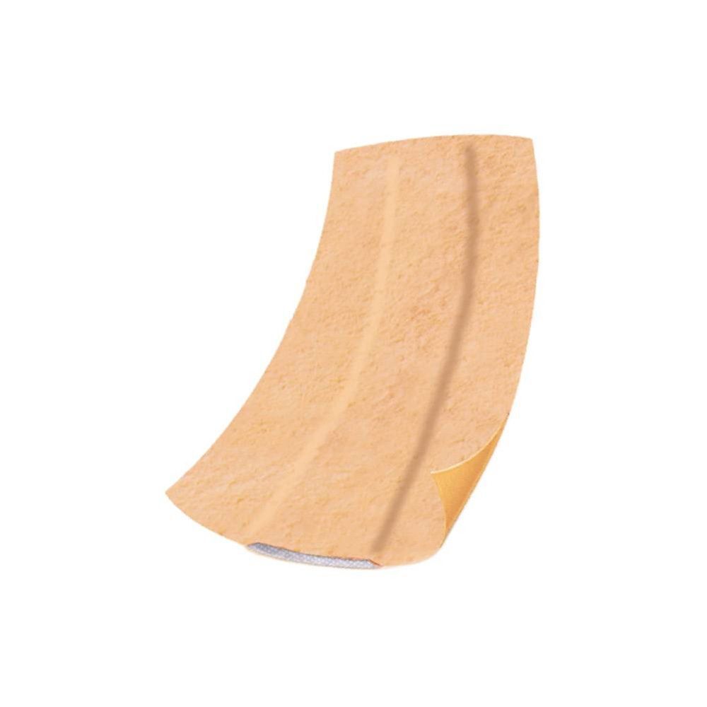 Einzelnes Nexcare Ultra Stretch Pflaster. Beige, rechteckig mit abgerundeten Ecken.